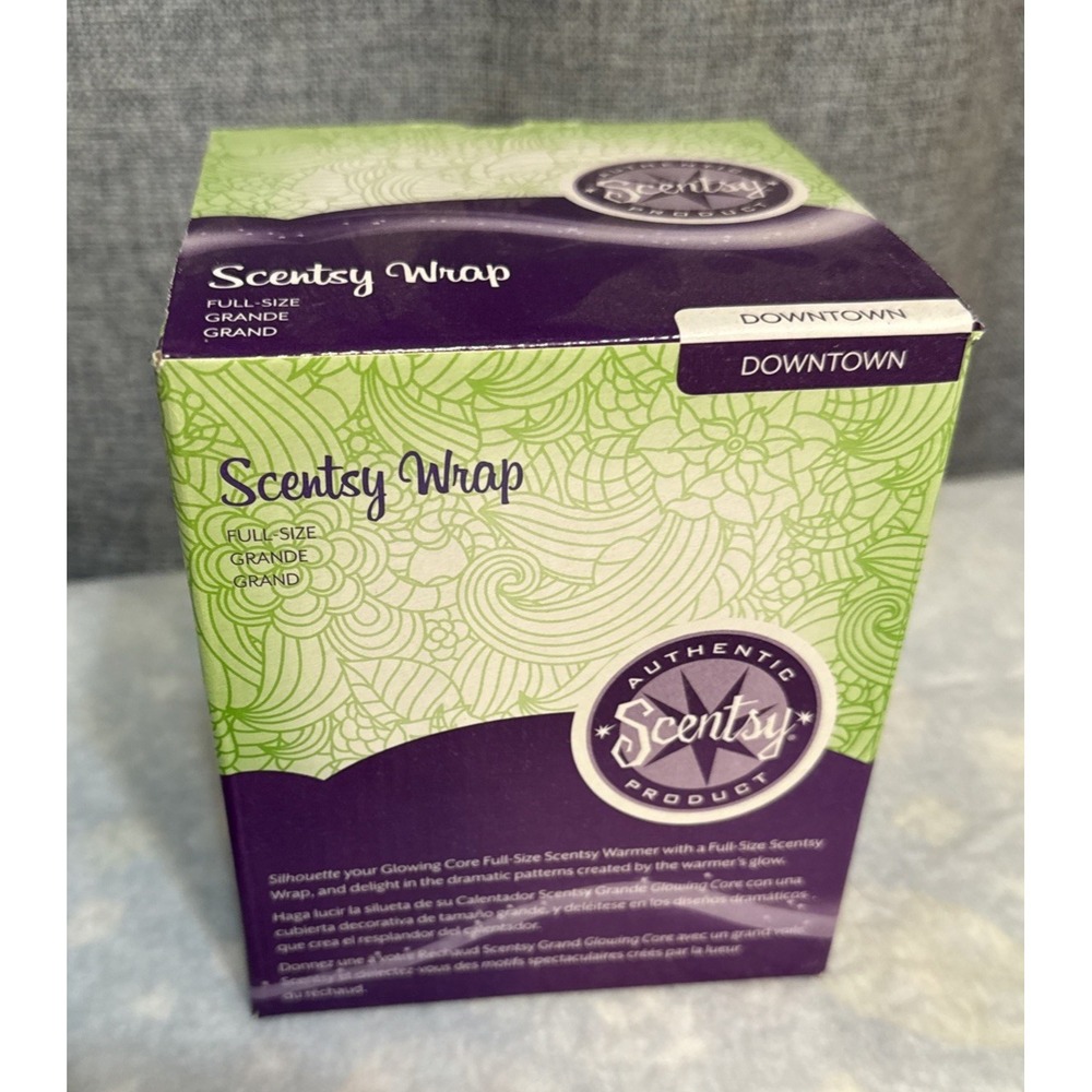 NEW Scentsy DOWNTOWN Warmer Wrap Retired‎ Discontinued 2010 WRAP ONLY